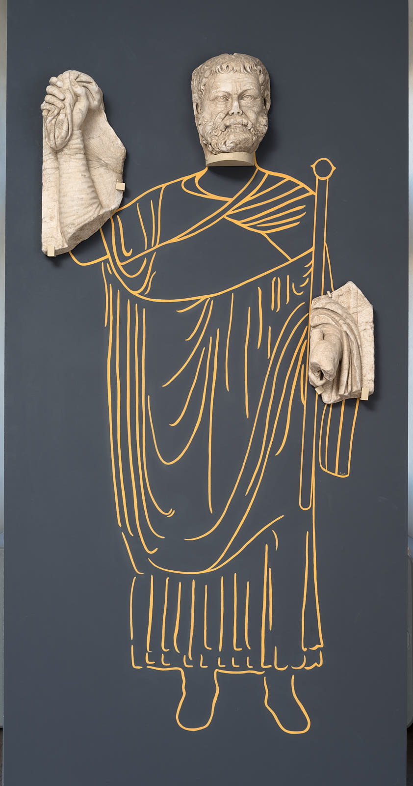 Maximien Hercule (?) donnant le signal d’ouverture des jeux