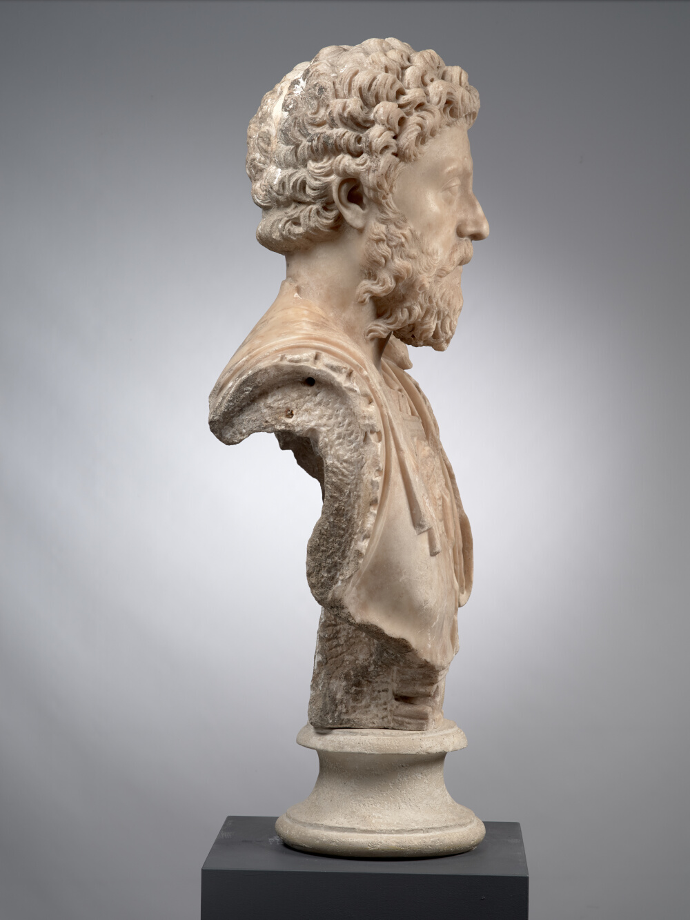 Buste cuirassé de Marc Aurèle âgé