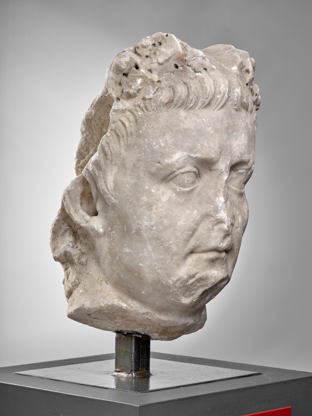 Tête de Tibère couronné de chêne